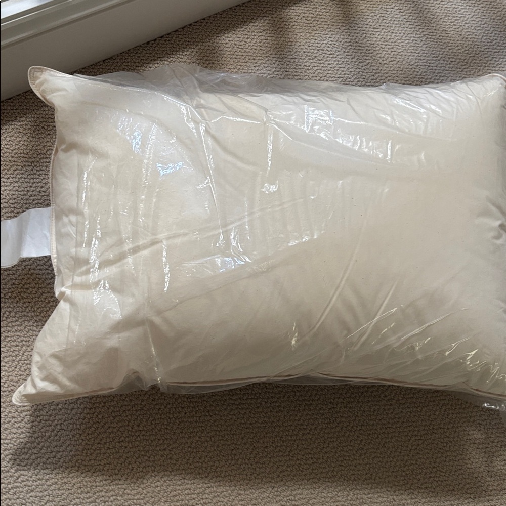 Organic Cotton Twin Pillow Pack - White (Brand: Beautyrest) - Picture 4 of 5